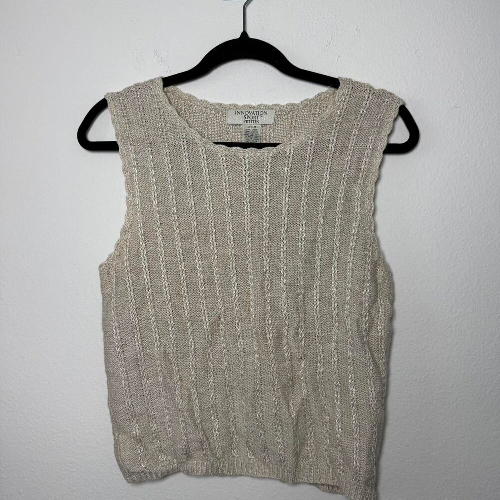 Unbranded Women's Cream and White Jumper